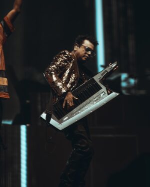 Dinesh Kanagaratnam Instagram - Germany, it was an unforgettable night and thank you so much for boosting our energy to perform. Thank you my dear friend @sokka_vigithan for these masterpieces and truly appreciate it. 

Styling @vekkey @stylingbyvekkey 

#arrahman #adkofficial #germany