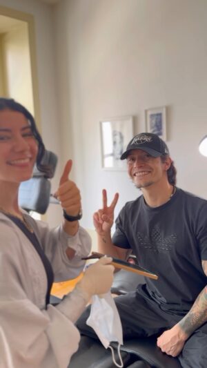 Diogo Costa Instagram - Hoje voltei a reabrir o furo que tinha na orelha com a melhor bodypiercer @ritabodyart , faltam mais 2 para SANTORYU ONIGIRI ⚔️🗡️