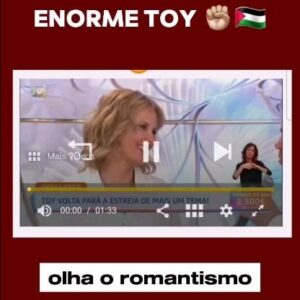 Diogo Faro Instagram - Admiro mesmo muito o @toyferraofficial enquanto figura pública que não se furta à sua responsabilidade artística que a fama lhe dá. Um abraço, camarada Toy.