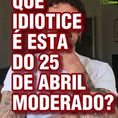 Diogo Faro - 5.4K Likes - Que idiotice é esta do 25 de Abril moderado? Que canseira desta gente fds