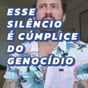 Diogo Faro Instagram - Esse silêncio é cúmplice do genocídio. 
Toda a solidariedade para com a @carolinasalgueiropereira ✊🏼🤍