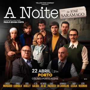 Diogo Morgado Instagram - Até já Porto ! Os últimos bilhetes estão à venda na @bolpt ! Vamos começar a semana dos 50 anos de 25 de Abril em grande no @coliseuportoageas ! Contamos com a vossa presença ! 👏👏👏🎭