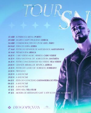 Diogo Piçarra Instagram - NOVAS DATAS ANUNCIADAS! 🔥
TOUR SNTMNTL É VOSSA. 🔹🔹🔹🔹