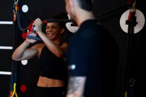 Dione Barbosa Instagram - See you guys July 20th 🧙🏾‍♀️✨ 

.
.
.
.
.

#UFC #fightweek #lasvegas #dionebarbosamma #ufc303 #motivation #focus #faithoverfear
