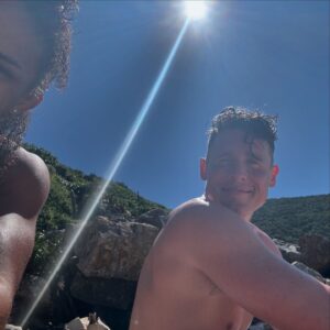 Dione Barbosa Instagram - Missing my gringo! ♾️🩵🇧🇷
Amo você, see you soon! 
#usa #brasil #brazilian #june #summer #lasvegas #sun #sunday #love