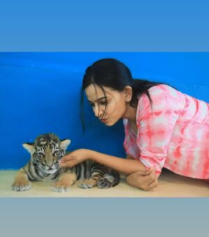 Divya Ganesh Instagram - Puli kutty 🐅🇹🇭