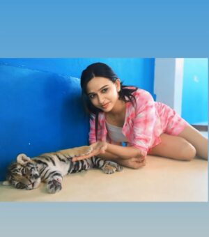 Divya Ganesh Instagram - Puli kutty 🐅🇹🇭