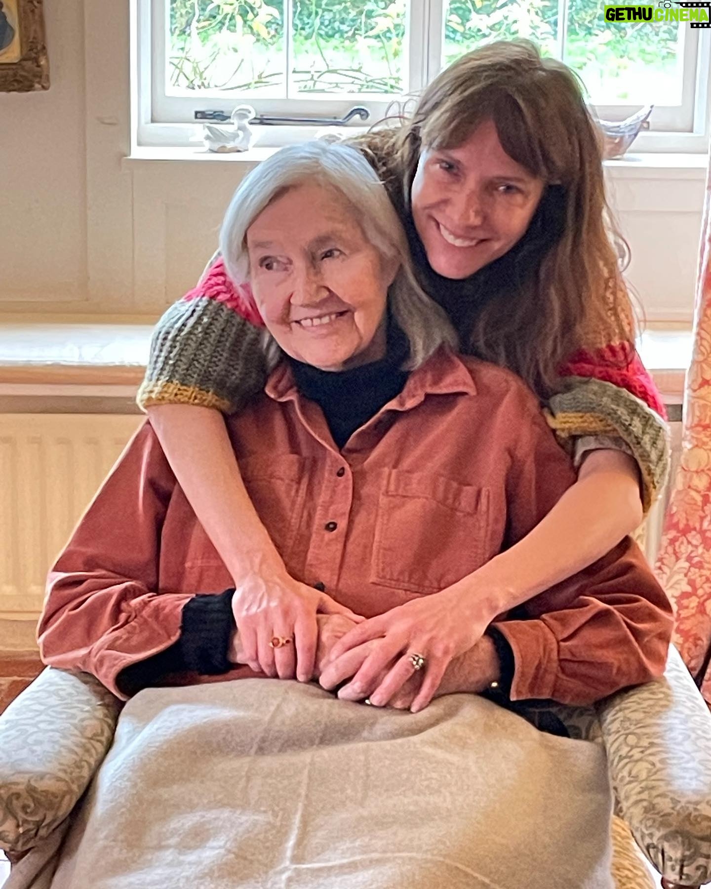 Dolly Wells - 1.4K Likes - Til I’m next back my darling mama @granma_tizzie Love you madly and wish I didn’t live so far away. (Might start brushing my hair in 2022) ❤️✨❤️✨❤️ 📸 @cissysnightwear