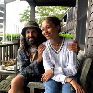 Dolly Wells Instagram - Happy Birthday Old Man of the Sea. We love love love you 🥳👑🧜🏻‍♂️🦑🌊❤️ #spotthecoyote
