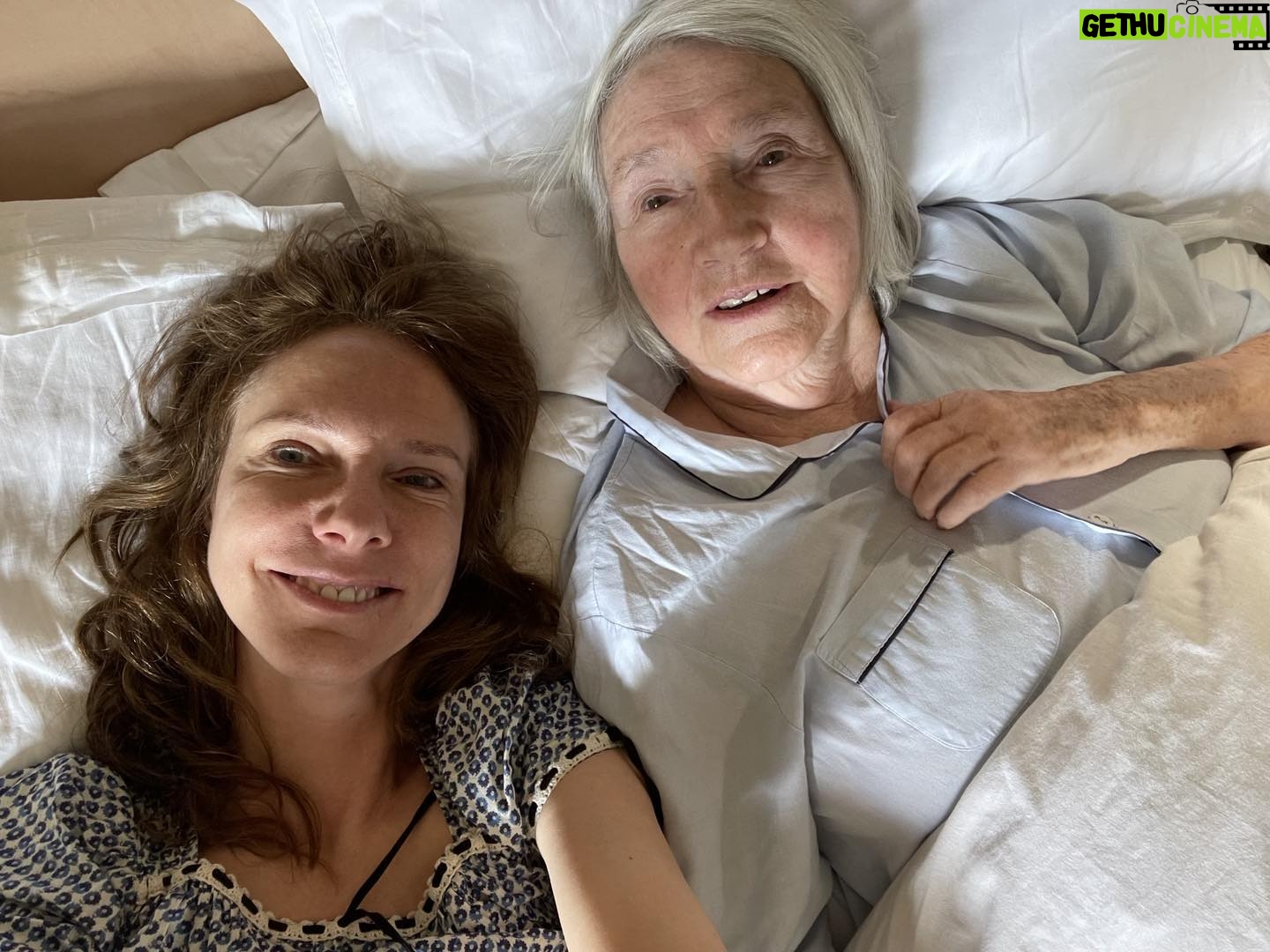 Dolly Wells - 1.3K Likes - Happy Mother’s Day darling Mama. So lucky to get to spend it with you ❤️❤️❤️❤️