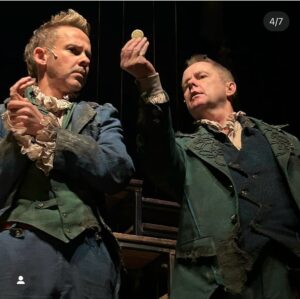 Dominic Monaghan Instagram - Rosencranz and Guildenstern are ALIVE at @neptunetheatre and @mirvishproductions get tickets! 

Photo by @stoometzphoto