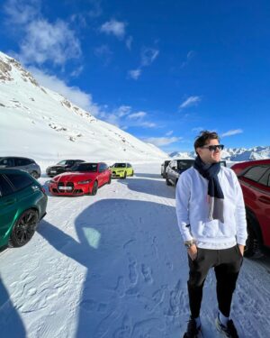 Dominic Thiem Instagram - Winter Technic Drive 2023 ❄️
What an incredible event in an amazing setting!

The organization was world class!

Also a big thank you for my new car, the fully electric i4 M50 BMW
🩵 💙 ❤️

@bmwaustria