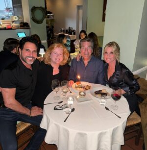 Don Diamont Instagram - We had a beautiful dinner last night @giorgiobaldi_ristorante with our dear friends, the Bergman’s, celebrating Peter’s birthday! 🎉HAPPY BIRTHDAY to my brother from another mother🎉❤️‼️