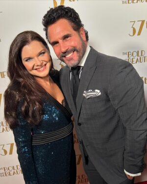 Don Diamont Instagram - Really fun night celebrating with everyone at the 40’s themed @boldandbeautifulcbs ‼️37th Anniversary Party‼️Even Marilyn Monroe had to get in the action.😍 Great job putting it together @evabasler 👏🏼👏🏼👏🏼 My parking ticket found its way onto the red carpet. Can you find it????😂 Thanks for the PERFECT SHIRT @danromashirts ❤️ Love you guys!!!