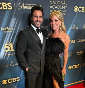 Don Diamont Instagram - Fun night @daytimeemmys with my 😍‼️ @cindyambuehl ! It was really special being there to celebrate my Y&R/B&B producer of just shy of 40 years/dear friend, Edward Scott, and his wife/my former @youngandrestlesscbs castmate ( TV fiancé lol) @melodythomassco jointly receive their well deserved Lifetime Achievement Awards. Add to that, $Bill’s arch rival/my brother, @iamthorstenkaye , my former castmate/friend, @therealstafford , @entertainmenttonight ‘s / @boldandbeautifulcbs fan, and sweetheart, @nischelleturner all going home with the 🏆. I also want to give a round of applause to @cliftoncam Scott Clifton, @johntmccook ,  @katherinekellylang , @jennifergareis , and @ashleyaubra . All B&B nominees who didn’t win last night, but gave outstanding performances this past year! Cherry on the cake, was being in the room with the one and only, @official_dick_van_dyke , who won a Guest Star Emmy at 98 years old!!!