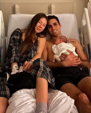 Don Diamont Instagram - ‼️SOUND THE TRUMPETS🎺 OUR FIRST GRANDCHILD‼️A beautiful, baby…….BOY! 💙👶🏻💙 ( no surprise there! Lol.), courtesy of Audrey audreyfeyzdiamont and Alexander @rednaz_tnomaid . Great job, mom and dad! We are all overjoyed!!! His name is August.💙💙💙