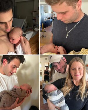 Don Diamont Instagram - ‼️SOUND THE TRUMPETS🎺 OUR FIRST GRANDCHILD‼️A beautiful, baby…….BOY! 💙👶🏻💙 ( no surprise there! Lol.), courtesy of Audrey audreyfeyzdiamont and Alexander @rednaz_tnomaid . Great job, mom and dad! We are all overjoyed!!! His name is August.💙💙💙