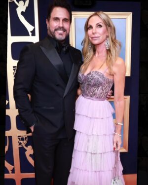 Don Diamont Instagram - Great night with my stunning @cindyambuehl at the 50th Annual @daytimeemmys ! CONGRATS to our very own @boldandbeautifulcbs winners ‼️🏆 @iamthorstenkaye @jacquelinemwood_1 🏆‼️ So fun presenting with the beautiful, @bbheathertom !!! 😀❤️
