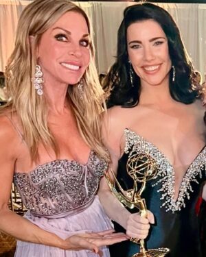 Don Diamont Instagram - Great night with my stunning @cindyambuehl at the 50th Annual @daytimeemmys ! CONGRATS to our very own @boldandbeautifulcbs winners ‼️🏆 @iamthorstenkaye @jacquelinemwood_1 🏆‼️ So fun presenting with the beautiful, @bbheathertom !!! 😀❤️