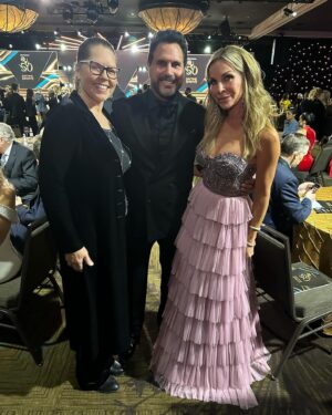 Don Diamont Instagram - Great night with my stunning @cindyambuehl at the 50th Annual @daytimeemmys ! CONGRATS to our very own @boldandbeautifulcbs winners ‼️🏆 @iamthorstenkaye @jacquelinemwood_1 🏆‼️ So fun presenting with the beautiful, @bbheathertom !!! 😀❤️
