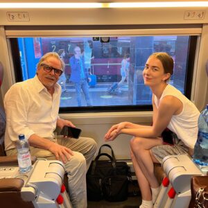 Don Johnson Instagram - Just a waitin for a train…Ciao Roma!  Bienvenuti Florence. 👋🏻 @grace.johhnson