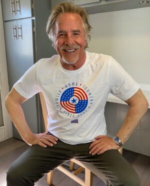 Don Johnson Instagram - From Sonny Crockett to Nash Bridges, I’ve played a few  TV heroes in my day. But when I hear the word “hero,” do you know who I think about? The brave men and women who put their lives on the line every single day to keep you and me safe.
 
I am beyond grateful for everything I’ve been able to accomplish in my life and career, but I never forget that I owe it all to these American heroes who fight for our freedom every day. That’s why I'm so proud to wear my 2021 USO T-shirt.

I hope you’ll join me in this annual tradition by donating $29 or more today to get your limited edition 2021 USO T-shirt. Supplies are running low, so hurry and get yours before they're gone. @theuso  thank you and many blessings,  DJ