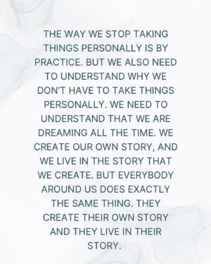 Don Miguel Ruiz Instagram - How to not take things personally. ✨✨✨