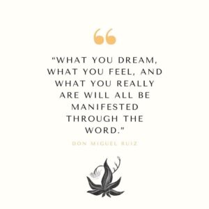 Don Miguel Ruiz Instagram - Your word is powerful, especially what you say to your self, about yourself.