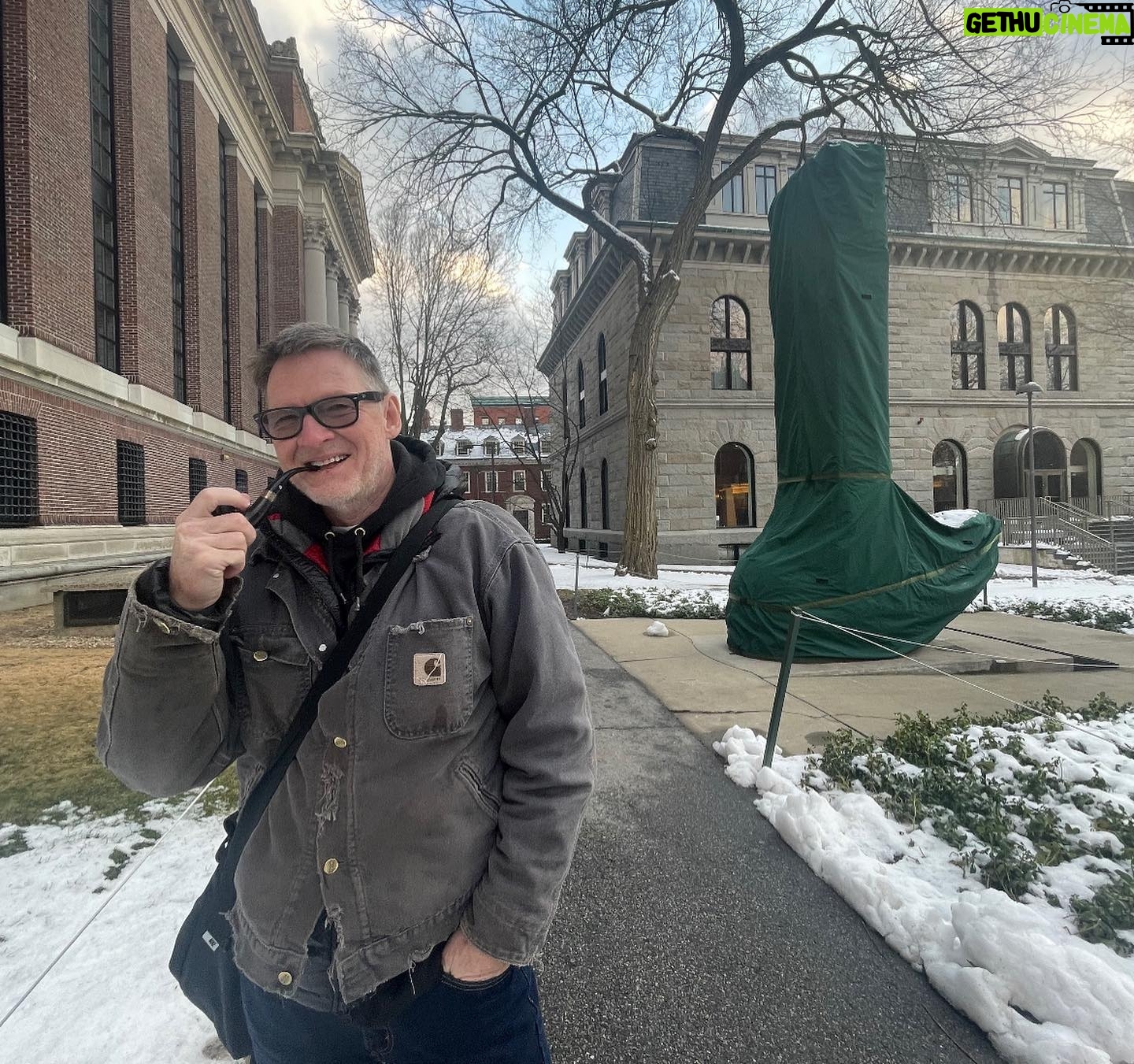 Donal Logue - 2.6K Likes - As an artist, the unveiling of this statue concerns me. Are the details right? Will it be misconstrued? I take comfort in the fact that the statue is at least using protection. Pic 2 - Hanging in the Square with Brit legend Andy Smiles @smiler02138 and world’s greatest hardcore front man @eriklon2 Kurt Davis AKA Yukki Gipe of @bulletlavoltaofficial
