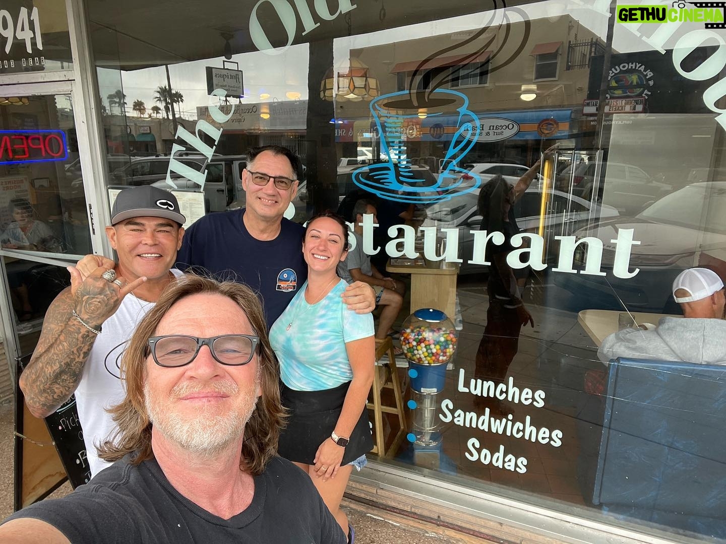 Donal Logue - 2.7K Likes - Had a great time in San Diego visiting friends and family. For aficionados of #terriersfx (catch it streaming on @hulu), I went back to Hank Dolworth and Britt Pollack’s HQ in Ocean Beach, The Old Townhouse Restaurant (@old_townhouse) where I reconnected with Ted Camplaneris, Dawn, and my best friend from Wilson Junior High in El Centro, George Jimenez.
George recently had a heart transplant and has been chronicling his journey @george_colette_sara. I’ve always loved this man. That George needed a new heart is a terrible irony considering I’ve never met a man with more heart and courage. He’s a protector and a deep soul and we walked through a lot of fire together back in the day in El Centro.
It was great to be back in OB, the greatest OG unspoiled beach community in the world, catch some waves with D from @oceanbeachfirestation, see my brother, sisters, mom, dad, nieces, and nephew, friend @ksoleugenio, and make some new friends, too.
I sure missed @michaelraymondjames and the whole Terriers gang, though!
The journey continues!