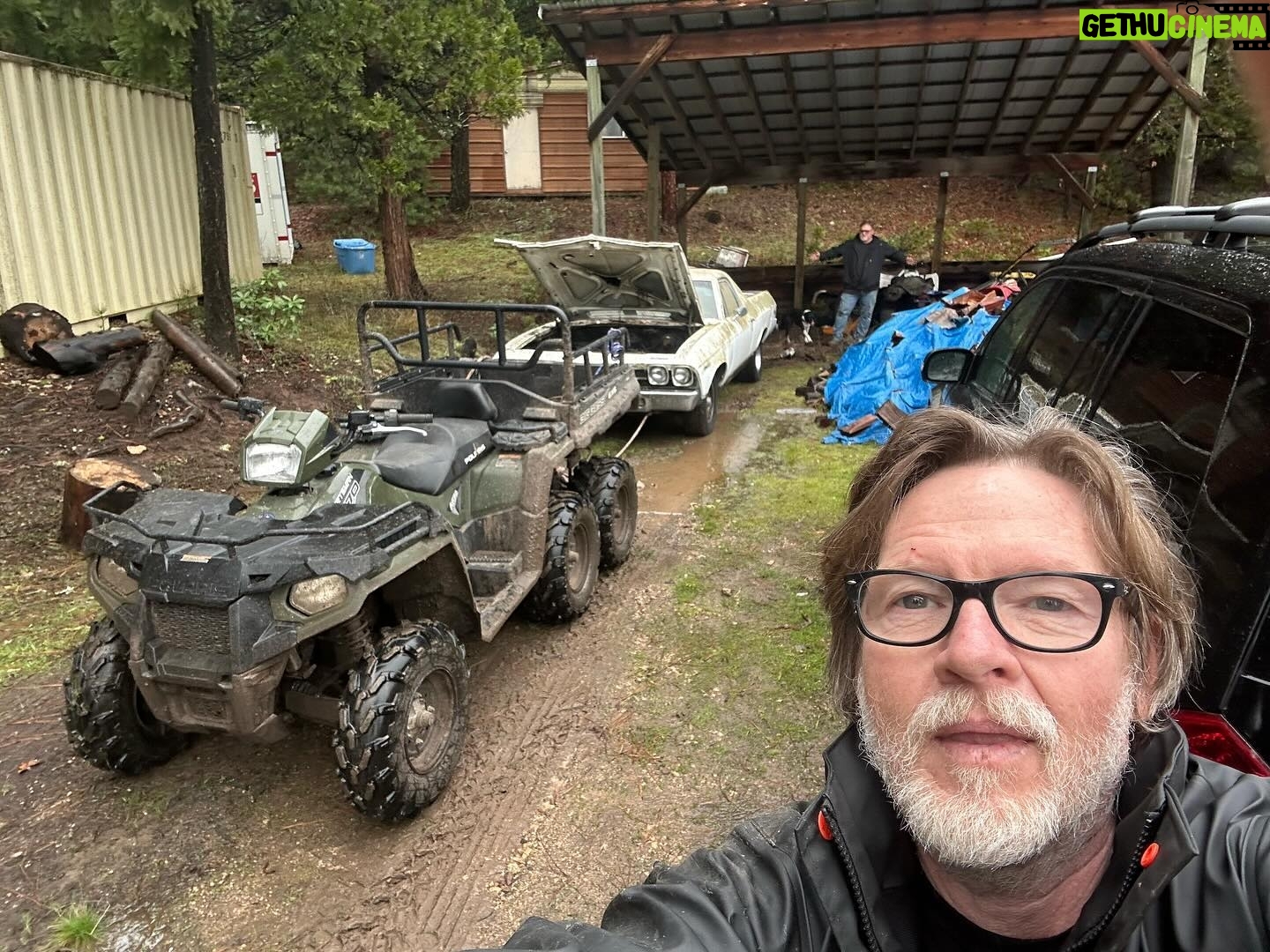 Donal Logue - 1.6K Likes - Adventures in country car work with Kevin Frison and @skippahboston. Getting the ‘68 el Camino running