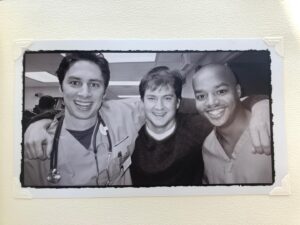 Donald Faison Instagram - Proof that we were once very young… 
Happy Birthday @vdoozer I love you man.