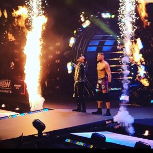 Donald Hager Jr. Instagram - “My left stroke just went viral. Right stroke put lil baby in a spiral” #aewdynamite
