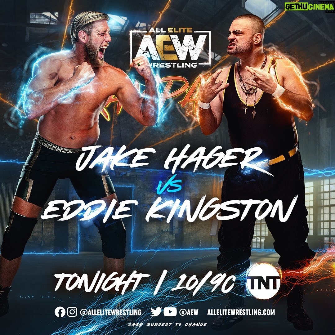 Donald Hager Jr. - 1.5K Likes - I can’t wait to shut down all those Eddie chants. Tonight I kick your so called hero right in his big mouth #aewrampage #jas #sportsentertainers