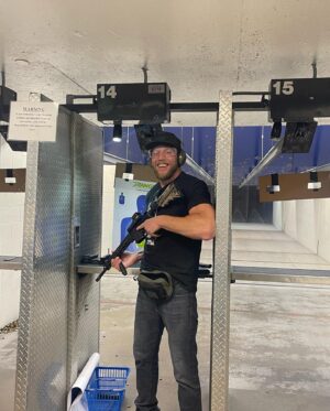 Donald Hager Jr. Instagram - We had a blast at @therange702 today! Thank you @kris_chanski for the amazing time. Daddy magic shot the nipples off target.
