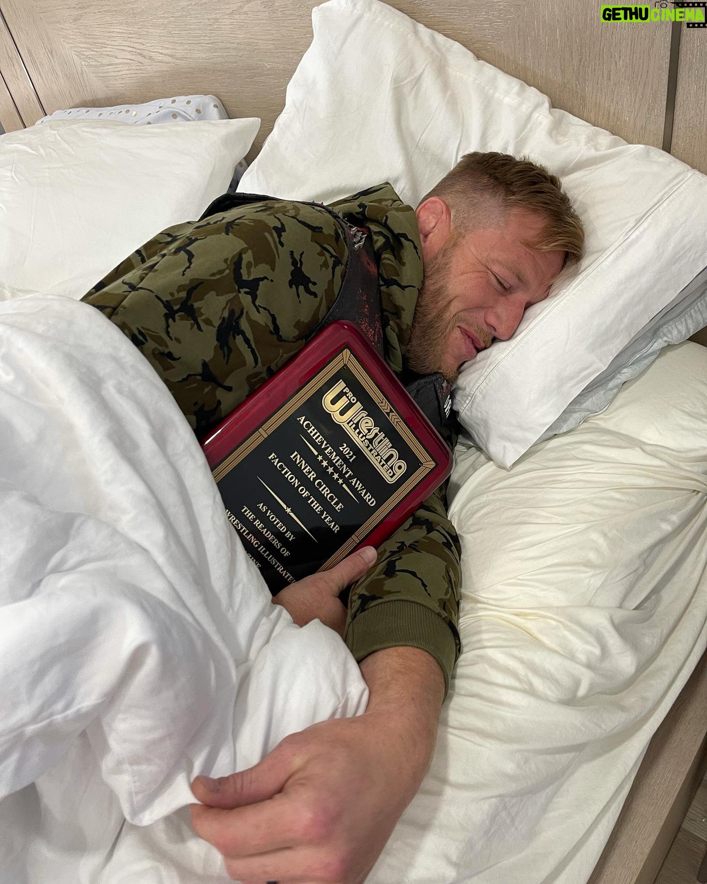 Donald Hager Jr. - 5.4K Likes - The only reason you don’t sleep like this is because your were not in The Faction of The Year! #innercircle #innercircleforever Gonna be the decade. Yeh I said it… #aewdynamite @aewontv @officialpwi thanks again to all of our amazing fans! You are Pro Wrestling