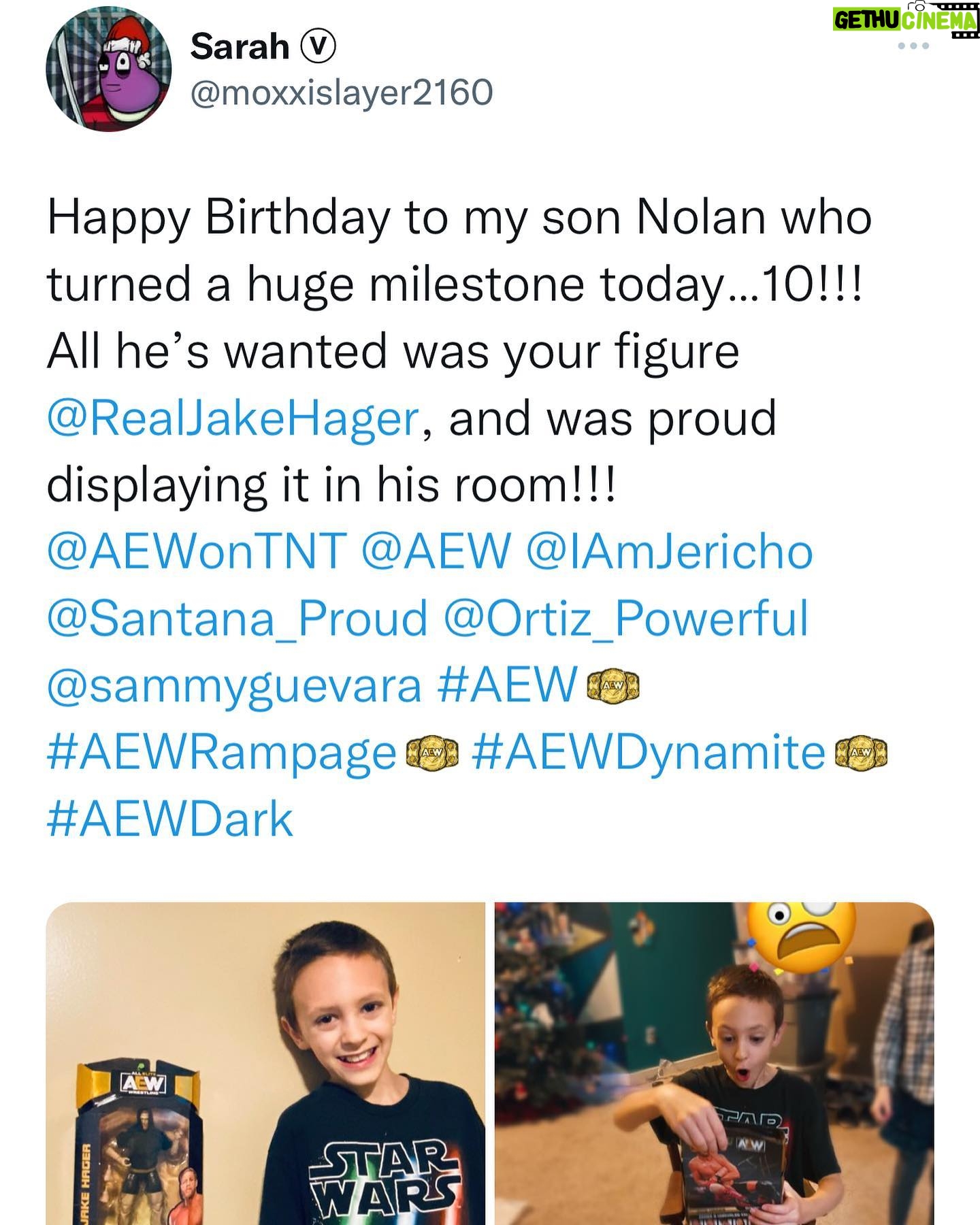 Donald Hager Jr. - 1.9K Likes - Why I love Pro Wrestling ❤️
Happy Birthday Nolan #aewdynamite