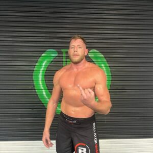 Donald Hager Jr. Instagram - Remember @santana_proud @ortiz_powerful , Y’all wanted to settle this with a fight . Bring all that street shit you want. This is what I do. #aewdynamite @powerlab.online