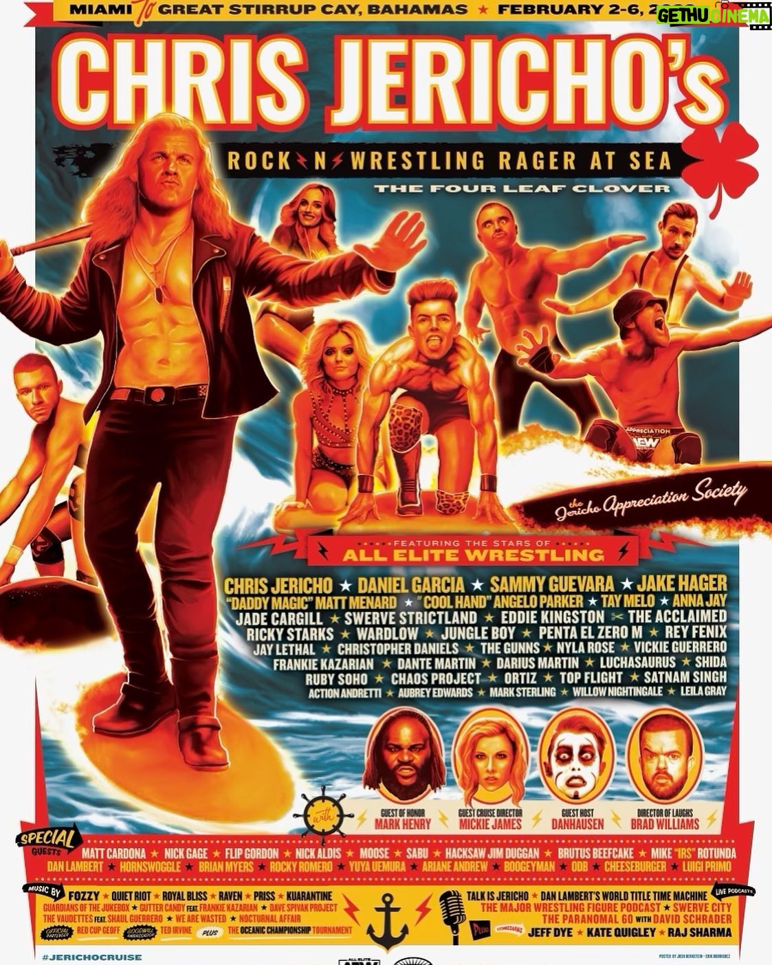 Donald Hager Jr. - 1.6K Likes - I like this cruise ! One month away from a Sports Entertainer’s Paradise @chrisjerichofozzy @thedaddymagic @theangeloparker @garciawrestling @sammyguevara