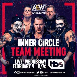 Donald Hager Jr. Instagram - “Fraction of the Year” 
Together, we have won…but at what costs 
#aewdynamite #innercircle