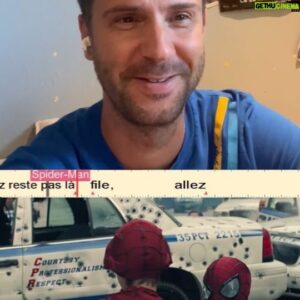 Donald Reignoux Instagram - Je veux un TASM3, pas vous ? 🥲 Mon Peter 3 ! #spiderman #vf #doublage #maketasm3