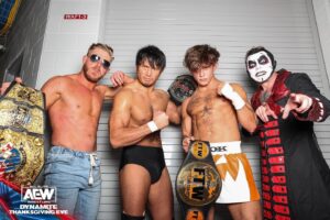 Donovan Danhausen Instagram - Very nice, very evil champ sh*t.

AEW International Champion Orange Cassidy | ROH Pure Champion Katsuyori Shibata | FTW Champion HOOK | Danhausen 

#aewdynamite #allelitewrestling