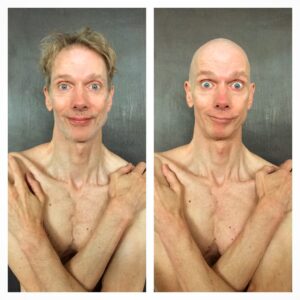 Doug Jones Instagram - Back to my under-Saru look, as season 4 of @startrekcbs Discovery begins filming this week!
.
No one makes me do this, it’s my own decision to save the extra step and time of bald capping before my Kelpien prosthetics are applied.
.
#startrekdiscovery #startrek #saru #kelpien #shavedhead #baldguy #shirtlessbaldman #shirtlessoldguy #actor #actorslife