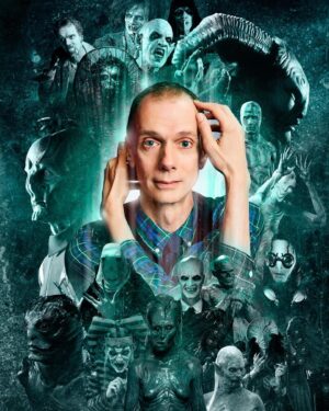 Doug Jones Instagram - TONIGHT!! Saturday 2/19, you can watch the @local_706 ‘s Makeup Artists & Hairstylists Awards. They will be blessing me with the first ever “The Chair” award, given to an actor, celebrating my time in their coveted chairs over the years.
WATCH LIVE at this link:
.
https://youtu.be/W3yK4qVg6PQ .
.
(Or tap on the link in @local_706 ‘s profile).
.
6pm PT/ 9pm ET red carpet.
7pm PT/ 10pm ET show begins.
.
Photo collage by Andy Lambert.
.
#MUAHSawards .
#specialeffectsmakeup #makeup #hairstyles #actor #actorslife