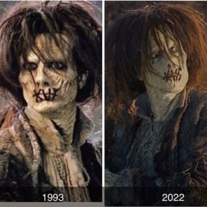 Doug Jones Instagram - Then & Now #flashbackfriday .
29 years between HOCUS POCUS 1 & 2, and my 300  year old Billy hasn’t aged a day, thanks to the brilliant makeup team from @alterianinc for both films!! Same artists, same wig! Thank you, @tonygardner , @prenticemargaret , @imitation.of.life for making me the most dateable zombie in movie history.
.
#hocuspocus #hocuspocus2 #halloween #happyhalloween #billybutcherson #dougjones #actor #actorslife #specialeffectsmakeup #specialeffectsmakeupartist #creaturedesign #creaturefx #zombie #zombiemakeup #goodzombie #makeup #makeupartist