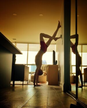 Doug Jones Instagram - Wellness coach @steve_atlas tells me to go upside down every day. So I do. Keeps my 60 year old bones young.
.
You can see more of him and his gorgeous partner @sincerely_kacey at their new performance page here: @duokinetix . As live events open up, I’m excited to see them back onstage!
.
#duokinetix #balance #health #wellness #handstand #handstandeveryday #toplessoldguy #aarp #aarpmagazine #actor #actorslife #aginggracefully