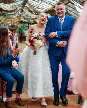 Douglas Booth Instagram - 28.10.23 

The day I married the love of my life. @belpowley I didn’t think it was possible to love you, our family or friends anymore. What a magnificent day filled with so much laughter, love and tears 🤍 Thank you to everyone who made it so special. I love you x