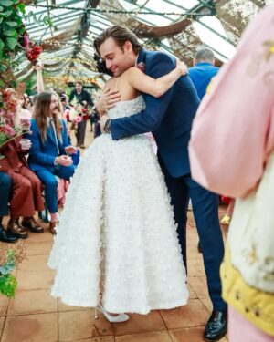Douglas Booth Instagram - 28.10.23 

The day I married the love of my life. @belpowley I didn’t think it was possible to love you, our family or friends anymore. What a magnificent day filled with so much laughter, love and tears 🤍 Thank you to everyone who made it so special. I love you x
