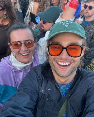 Douglas Booth Instagram - 151,134 steps, countless memories, and endless joy with my best friends at my favorite place on earth 🌍 Glastonbury, you’ve outdone yourself again! Thank you 💚