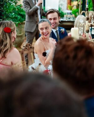 Douglas Booth Instagram - 28.10.23 

The day I married the love of my life. @belpowley I didn’t think it was possible to love you, our family or friends anymore. What a magnificent day filled with so much laughter, love and tears 🤍 Thank you to everyone who made it so special. I love you x